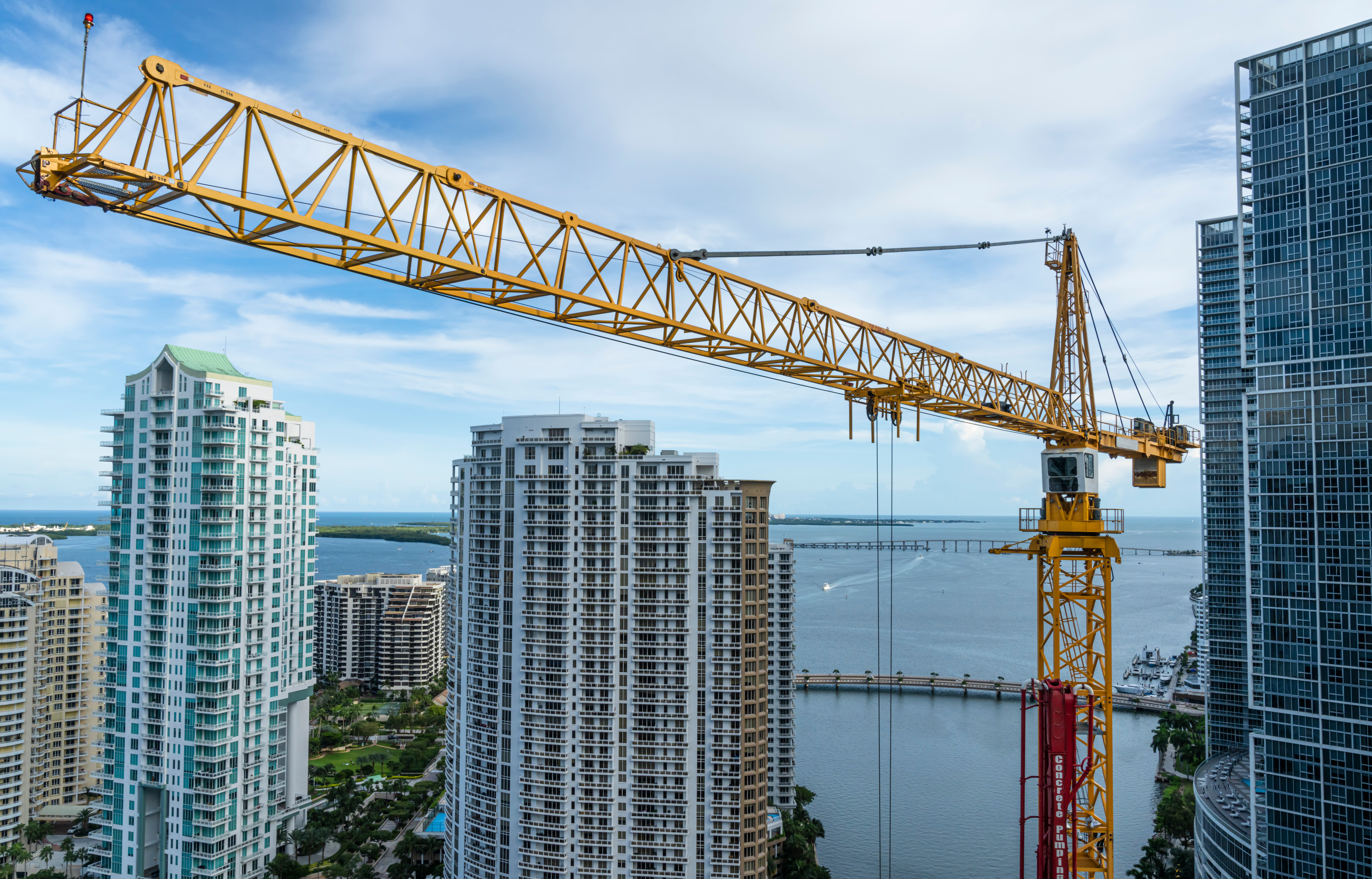 Miami cityscape background